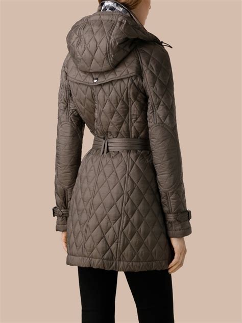 burberry jacket gray|ladies quilted black burberry jacket.